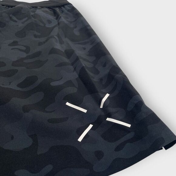 Ten Thousand Mens Interval 7” Black Camo Lined Training Shorts size Small New - Picture 6 of 10